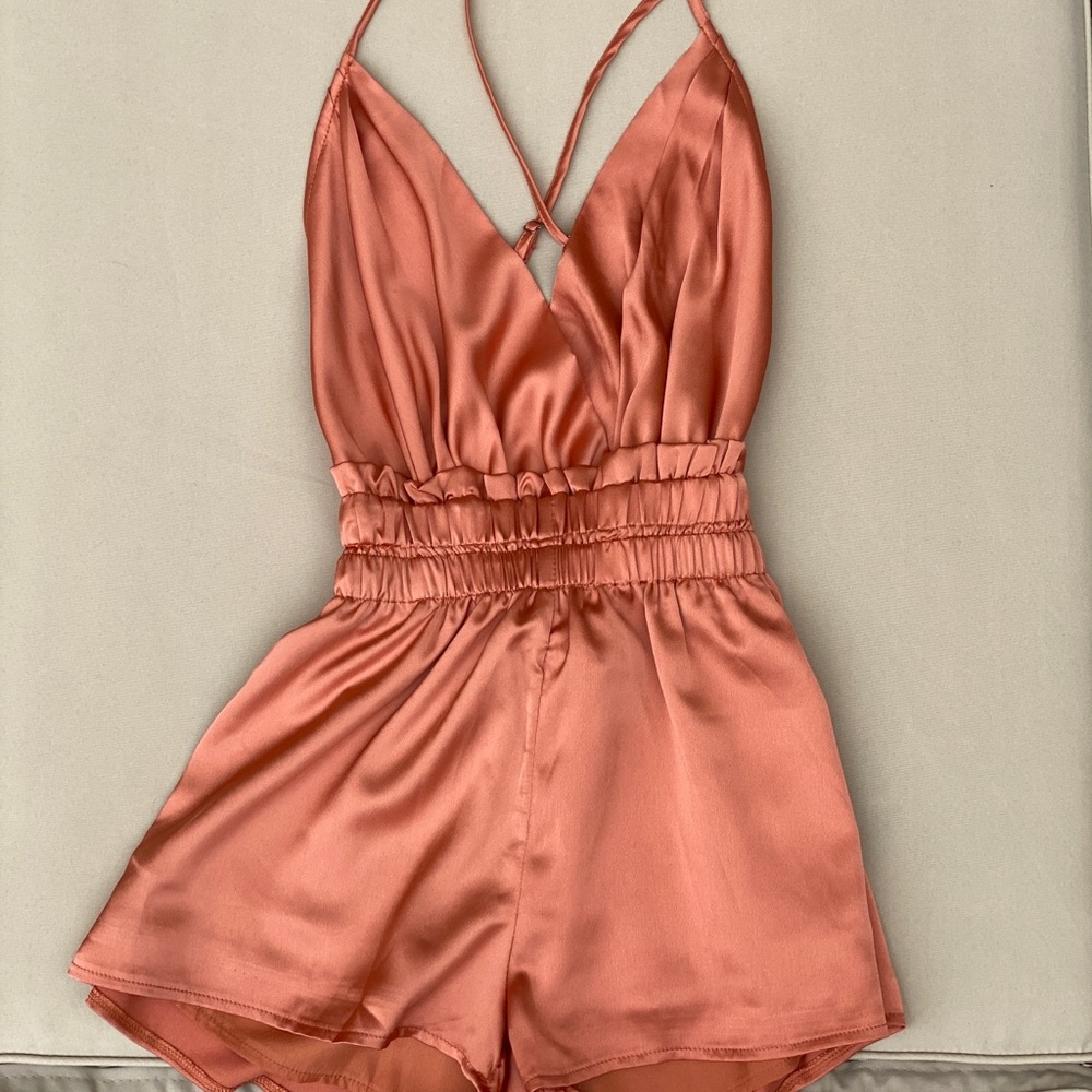 Satin Romper